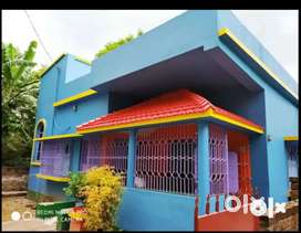Kanchrapara Stn theke 2 km dure 3 katha jomir upor ek tola bari bikri