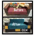 Sofa repairing and fabric change