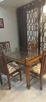 Dining table including chairs
