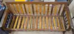 Saag wood sofa in good condition