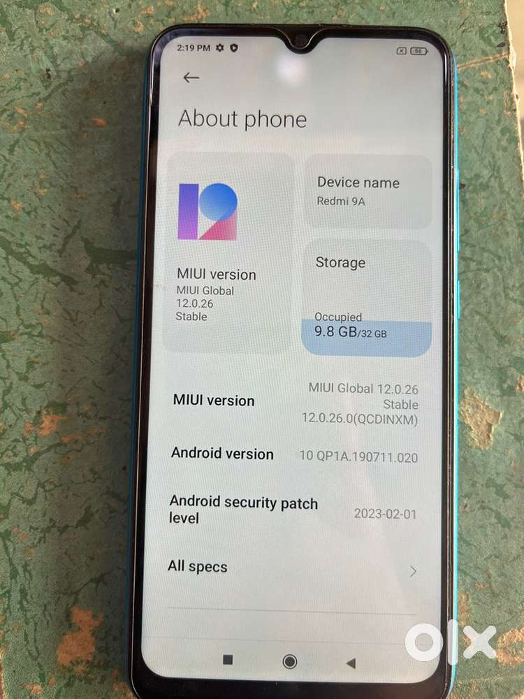 Redmi 9a no problem on phone