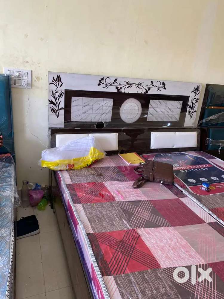 New double bed with storage