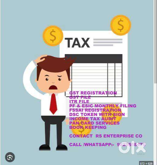 GST FILING ITR FILING AND ALL SERVICES