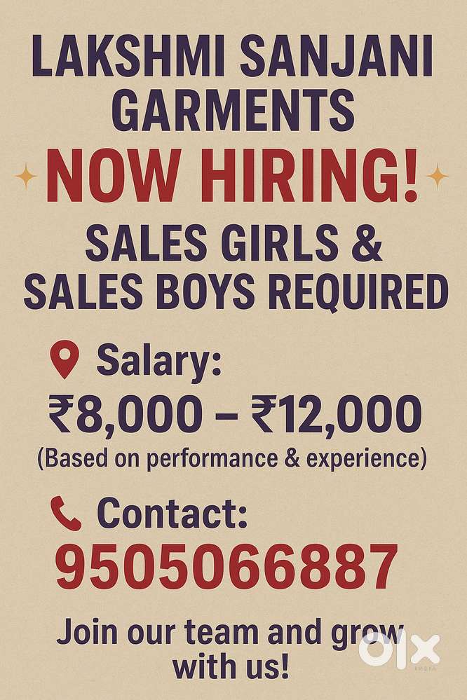 SALES GIRLS/BOYS