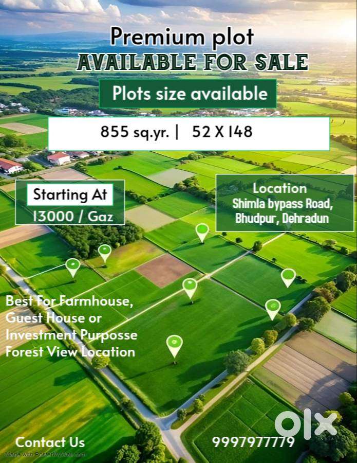 Farmhouse Plot for Sale – Bhudpur, Shimla Bypass, Dehradun