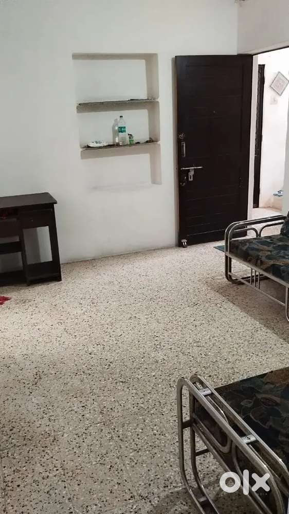 A GF  semifurnished one bed room flat at prime location Maninagar west