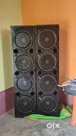 Stereo amplifier (150w+150w) and 4d (8inch) box(pair)