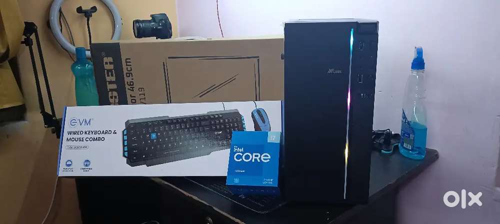 COMPUTER AT WHOLESALE PRICE NEW I3 DESKTOP PC SET WITH LED ONLY 7999/-