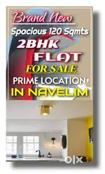 2BHK BRAND NEW FLAT FOR SALE IN NAVELIM.