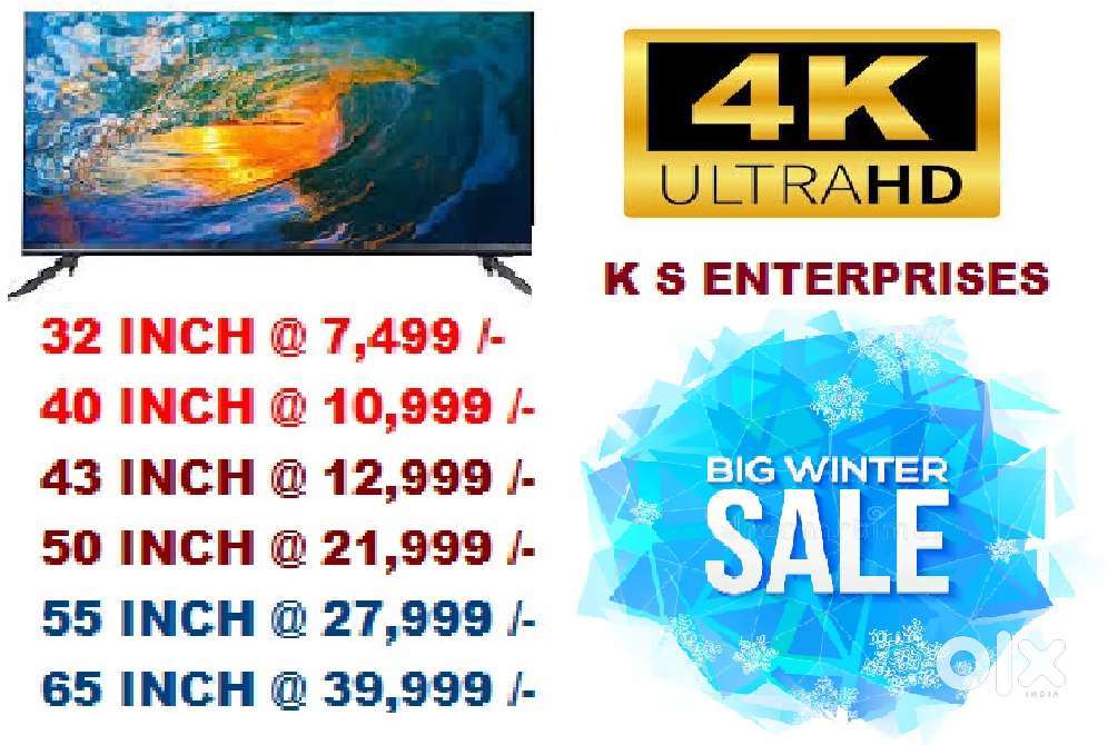 55 inch smart QLED @ 27999/- only with Bluetooth,inbuilt voice command