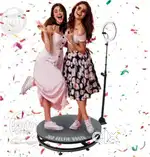 360 Video Selfie Booth with Remote  2in one Remote Controller
