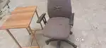 Study table writing chair rotate