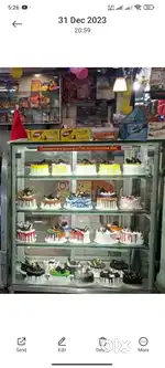 Display glass counter