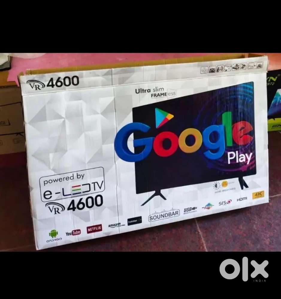 43 inches Google TV smart WiFi slim bezeless model