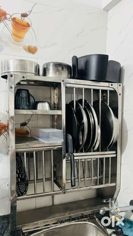 Kitchen Rack  wall mount  Utensils Dish Rack