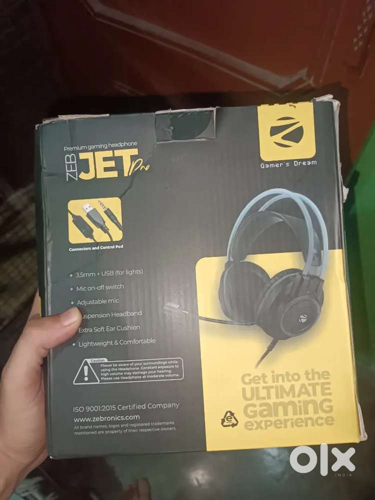 Zebronics Jet pro wired headphones