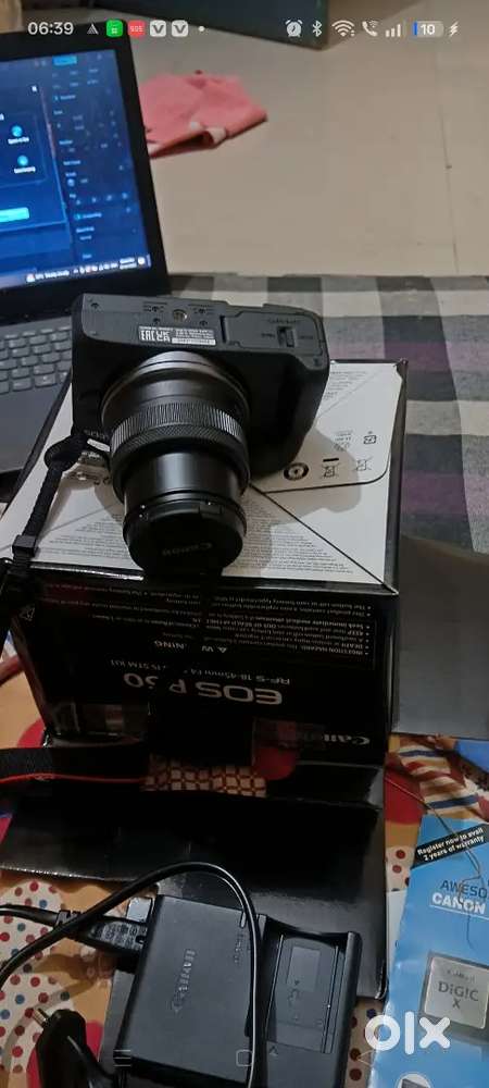 Canon R50 mirror less camera