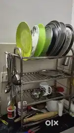 Utensils and stove