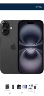 I phone 16 sealed  box pack 128 gb