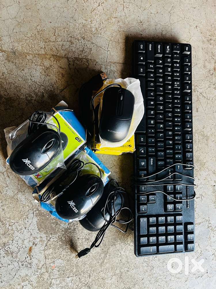 NEW ZEBRONICS KEYBOARD 1 MOUSE 4