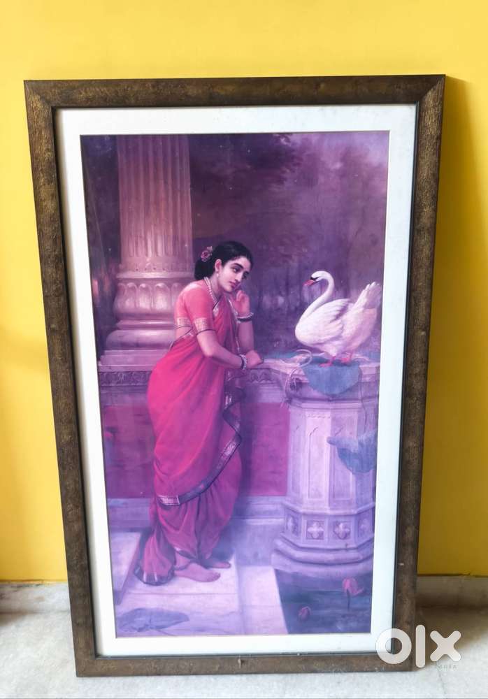 RAJA RAVI VARMA PAINTING - HAMSA DAMYANTI
