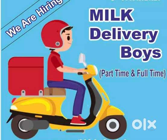 Milk delivery boy - Part time
