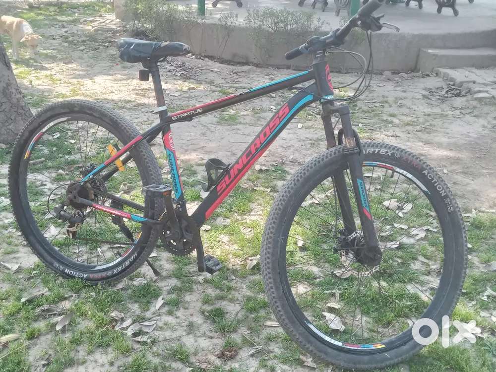 Suncross 21 gear double disc brakes mtb modern cycle