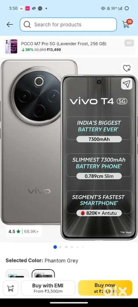 Vivo t4 sell or exchange