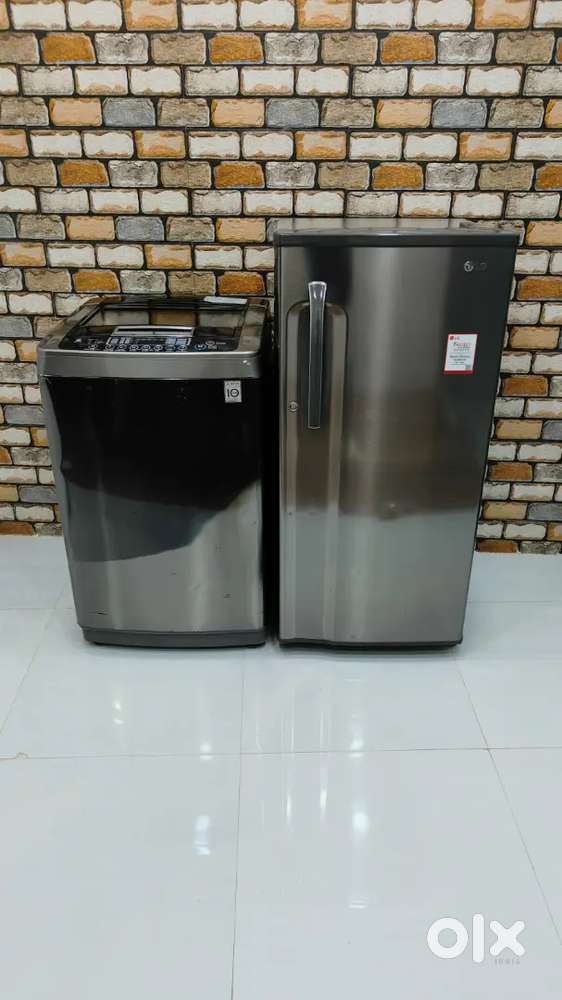 Refrigerator & washing machine with warranty all brands available...