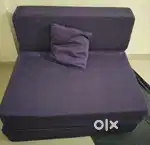 2 in 1 Sofa+Bed Easily Foldable & Washable Fabric
