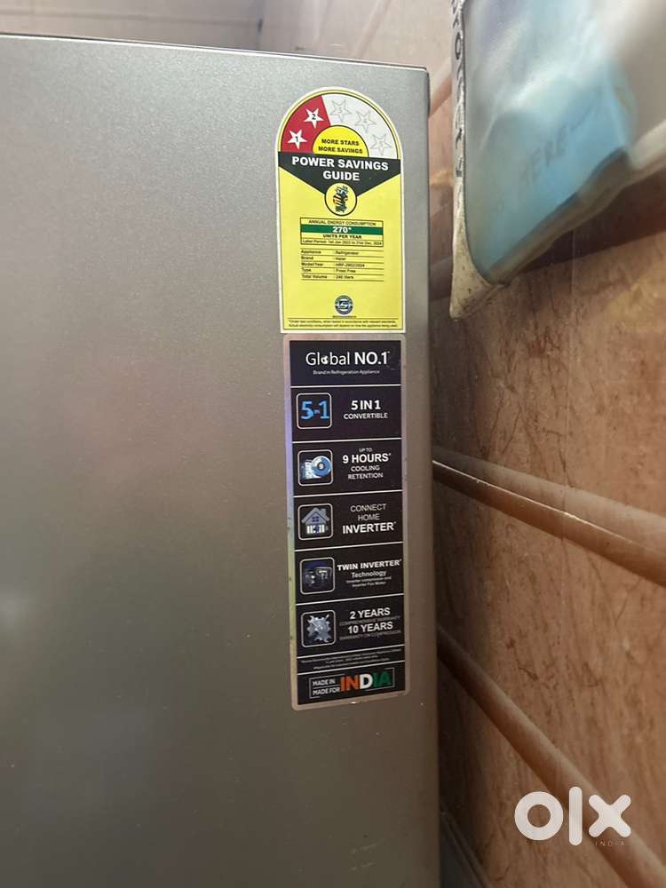 Haier Double Door Refrigerator – 5-in-1 Convertible- Urgent selling