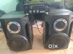 Panasonic speaker box to set and amplifier good condition