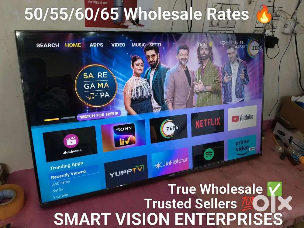 50 inches Smart Android Google Voice Led tv, Free delivery & Fitting