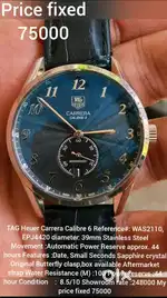TAG Heuer Carrera Calibre 6 Reference#: WAS2110,