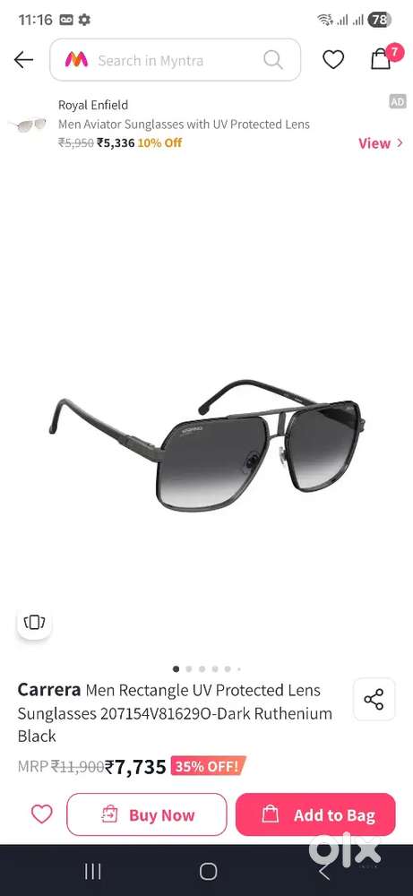 Carrera Sunglasses unused