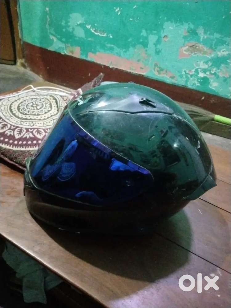 Vega Bolt Blue visor Helmet