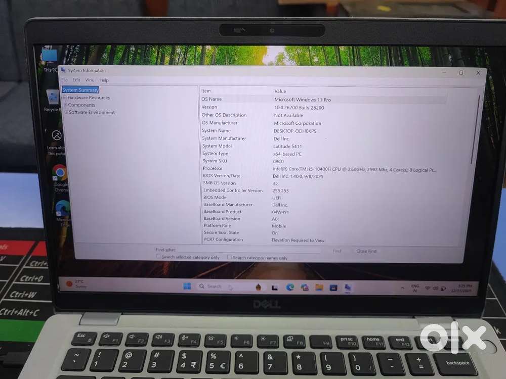 Intel core i5-10th 'H' processor business laptop  16Gb RAM,256Gb SSD