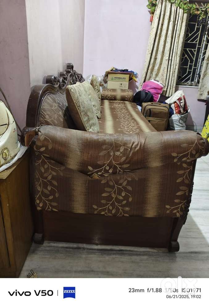 Foldable sofa cum bed