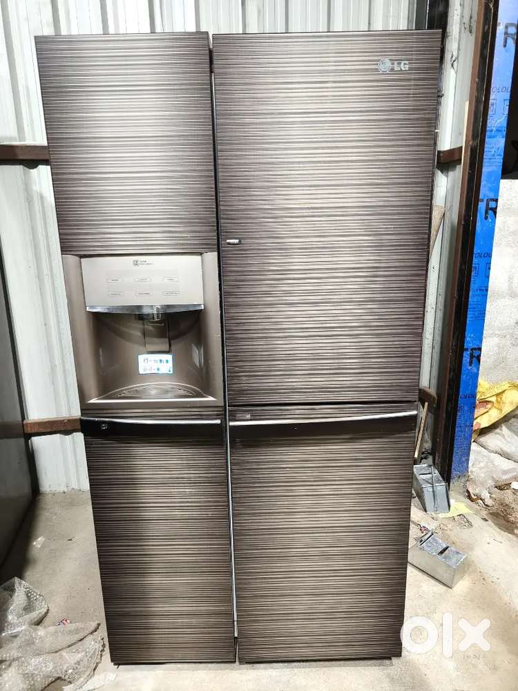 LG side by side dispenser model glass door