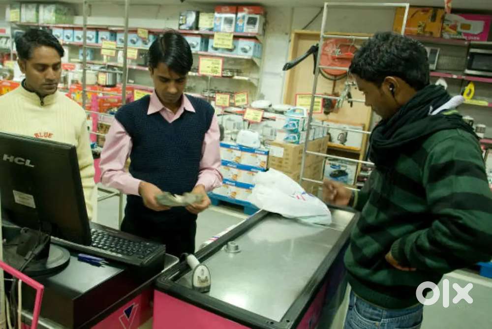 Data entry operator and back office executive job In Shopping Mall