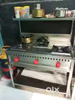Commercial 3 stove burner for restaurants
