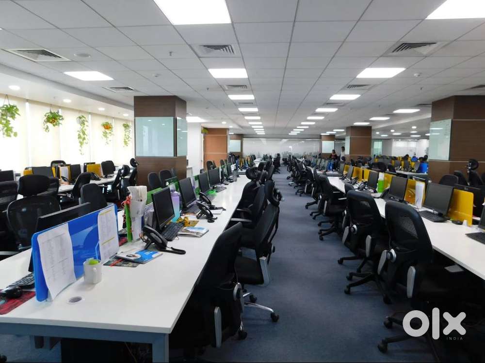 100 Seat office space available for rent in coworking space Kukatpally