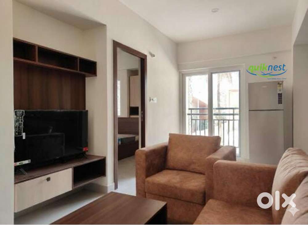 Fully Furnished 2 BHK Apartment for Lease in Hoskote – West Facing