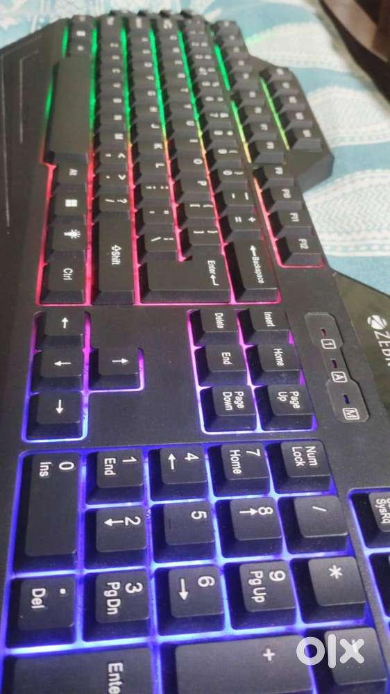 Zebronics zeb-optimus(ZEB-Kmc2) wired keyboard and compatible MouseRGB