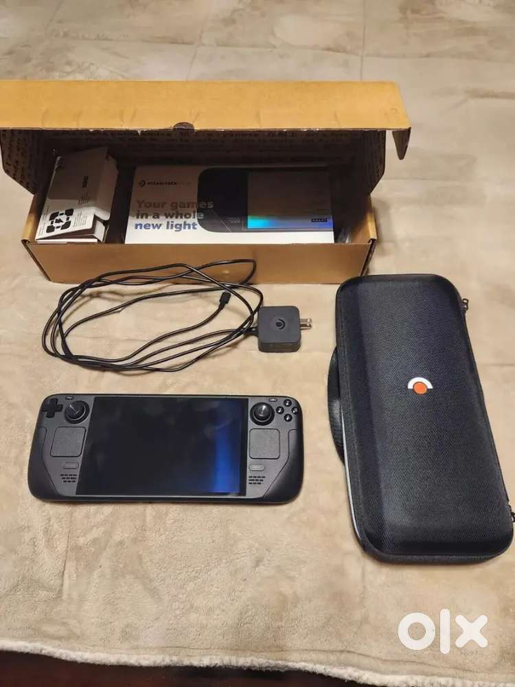 Valve Steam Deck OLED 512GB Black Handheld Console Bundle
