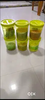 Kitchen container set puck off 9 1200 ml capacity
