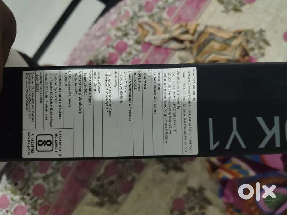infinix laptop 8gb 512gby1 plus neo intel(r) celeron(r) n5100