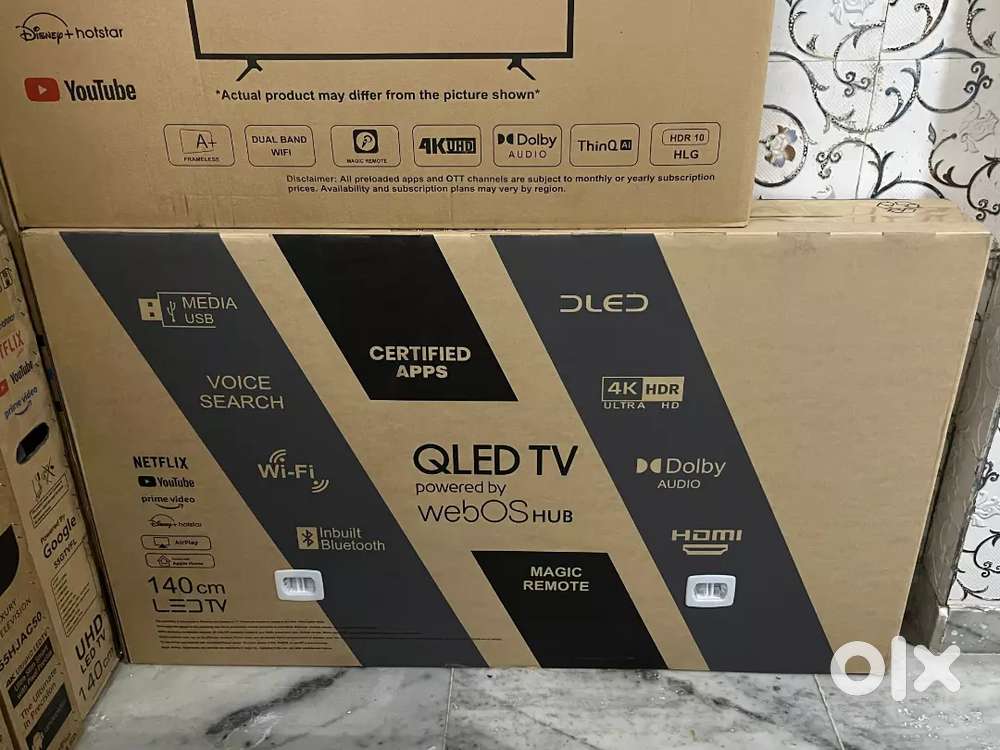 43 50 55 65 75 new 50% off voice remote Google TV smart Android latest