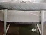Baby cot with swing action and a  baby pram with feeding chair