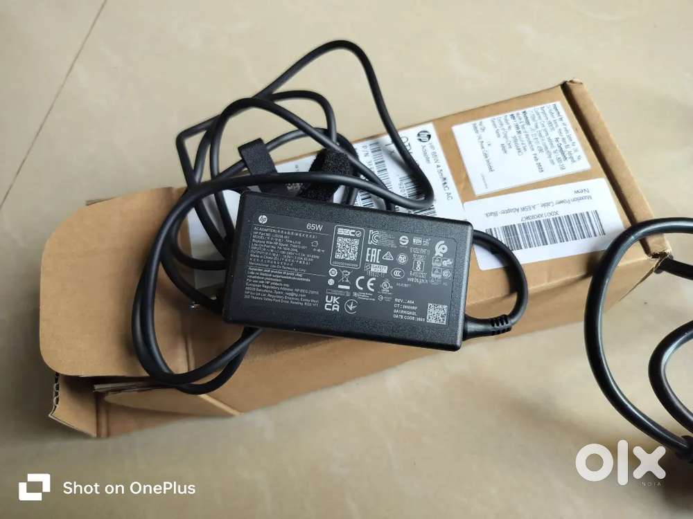 Brand new 65watt charger for HP laptops